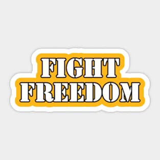 The Unyielding Struggle for Liberty and Justice Sticker